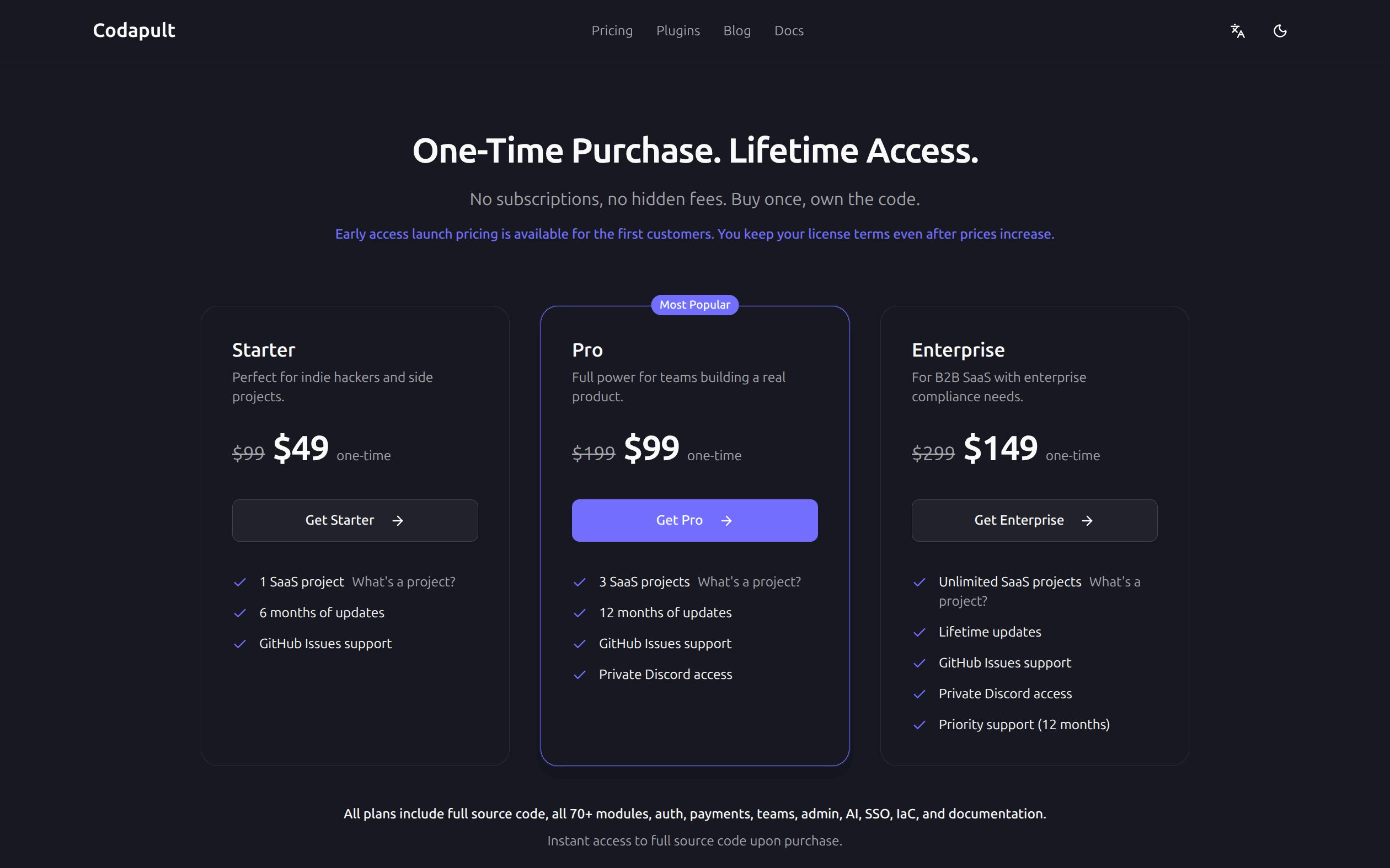 Pricing